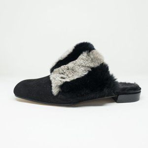 Stuart Weitzman Furgetit Fur Mules